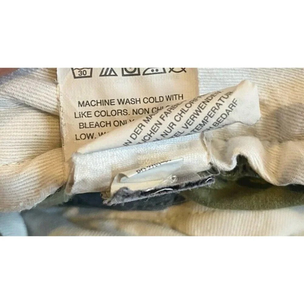 J.Crew 770‎ Straight Stretch Chinos Flat Front Pants Mens 30 Olive Green